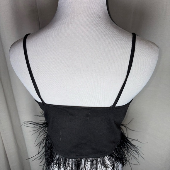 Urban Outfitters Feather Trim Cami Size M - Picture 2 of 4